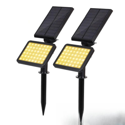Spot Solaire Ajustable Blanc Chaud Orientable Jardin – éclairage blanc chaud allumé de nuit