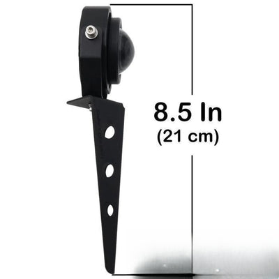 Dimensions du spot solaire orientable en aluminium