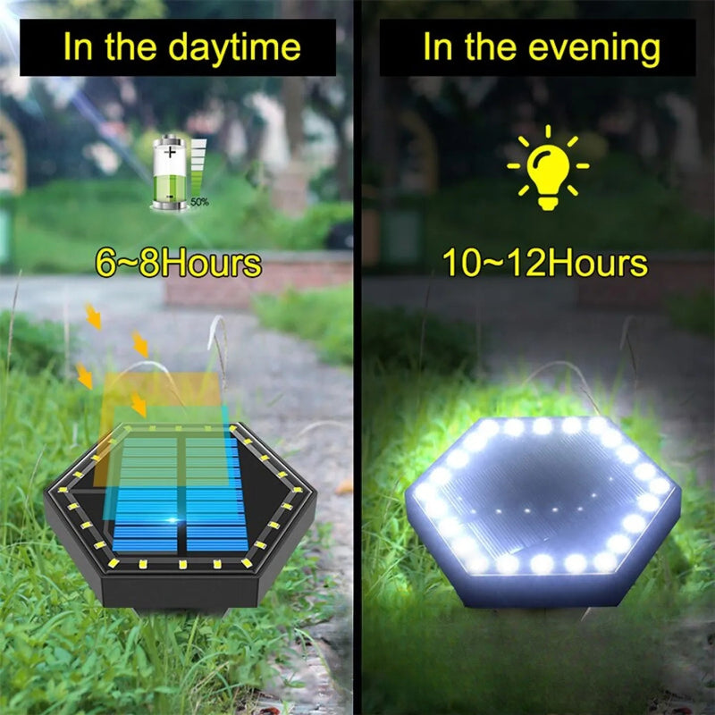 Spot solaire encastrable extérieur pour terrasse - vue produit
