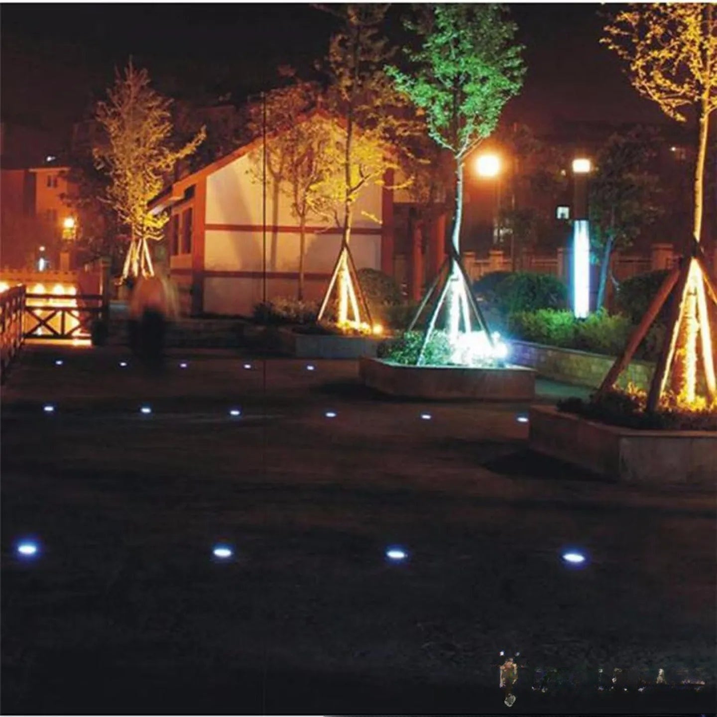 Spot Solaire Encastrable Terrasse LED Extérieur