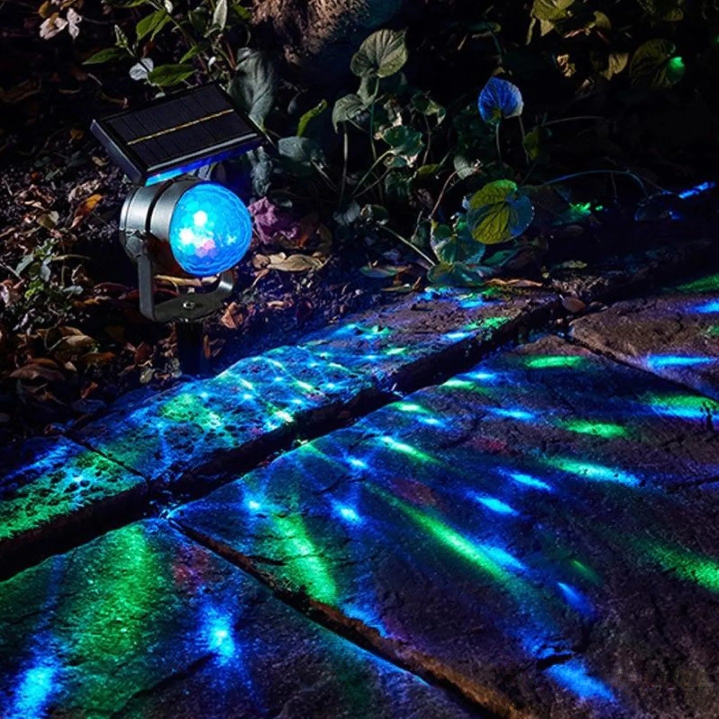 Spot Solaire de Jardin Décoration LED Multicolore