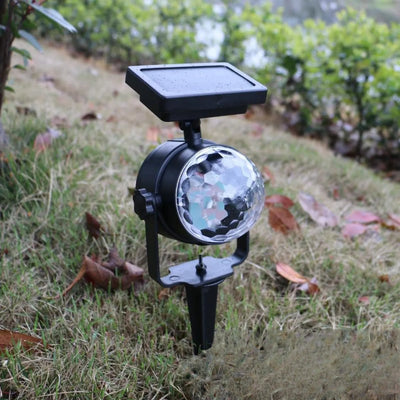 Spot Solaire de Jardin Décoration LED Multicolore – éclairage multicolore allumé de nuit