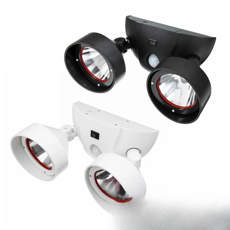 Spot solaire mural orientable LED extérieur