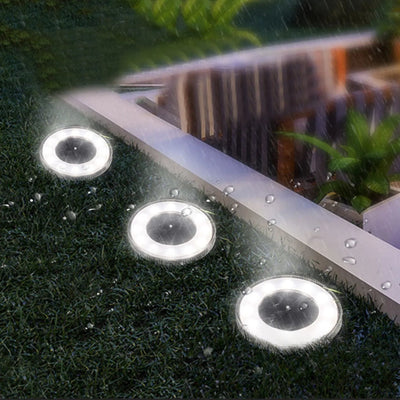 Spot Solaire Encastrable Plat LED Extérieur Sol – éclairage encastré au sol de nuit