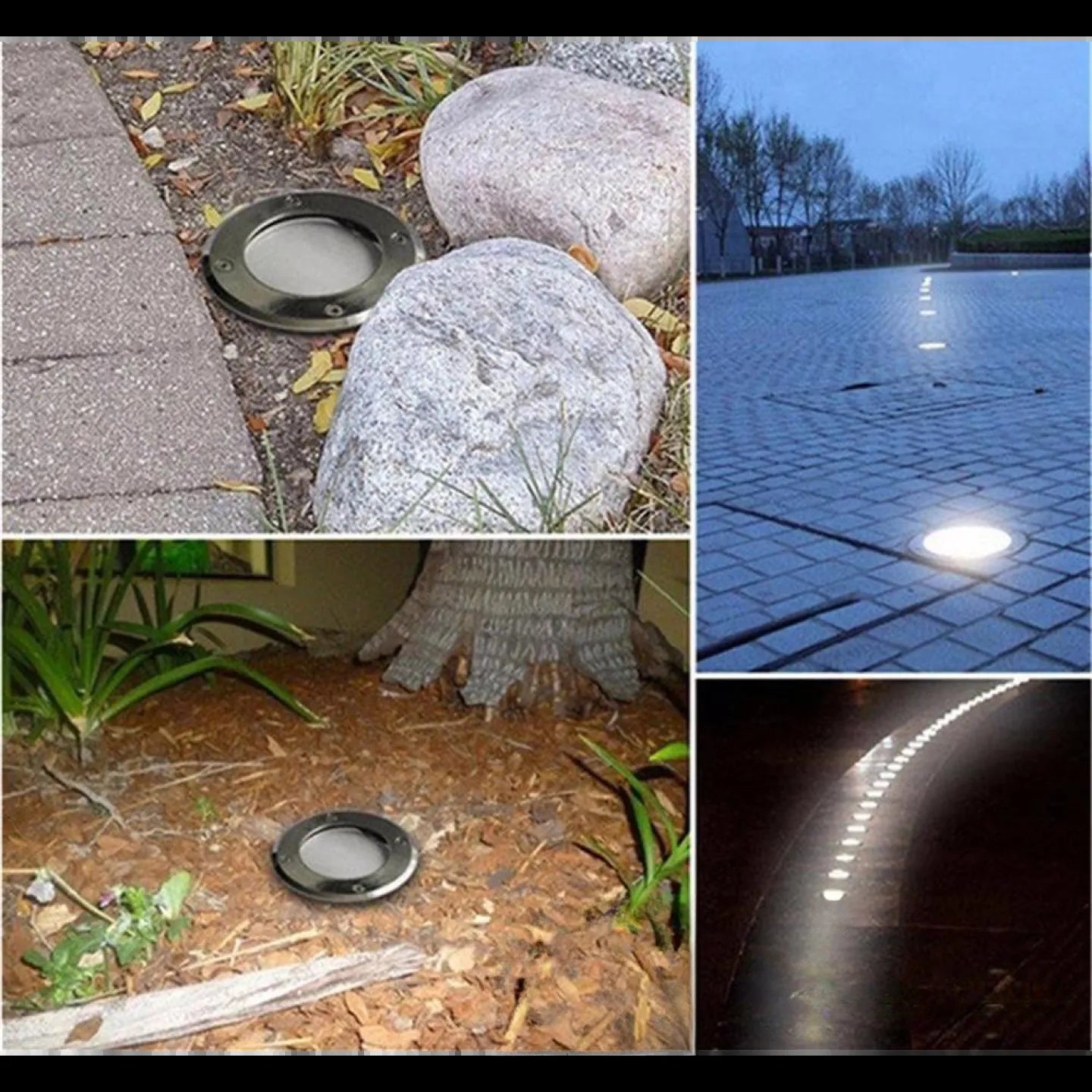 Spot Solaire Encastrable Extra Plat LED Extérieur