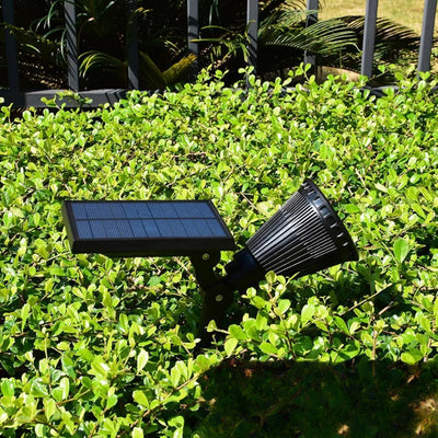 Spot Solaire LED Couleur Changeante RGB pour Jardin – panneau solaire intégré et recharge autonome