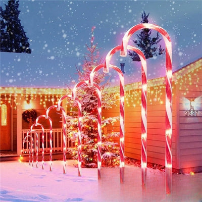 Sucre d'Orge Solaire Lumineux Décoration Jardin de Noël