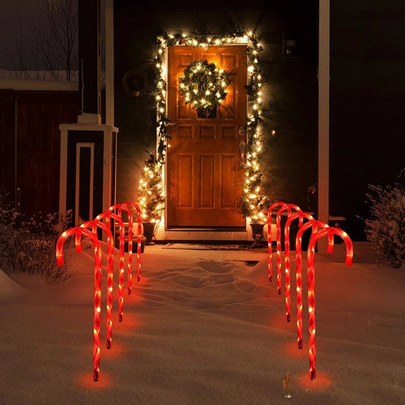 Sucre d'Orge Solaire Lumineux Décoration Jardin de Noël