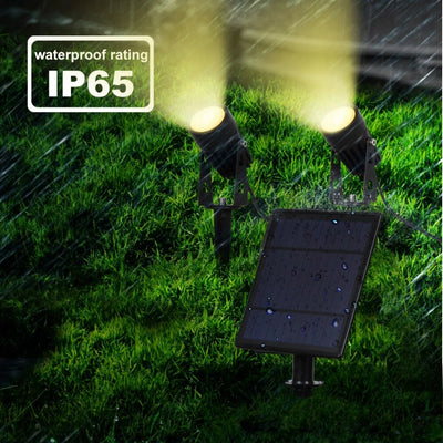 Spot solaire vert résistant à la pluie IP65