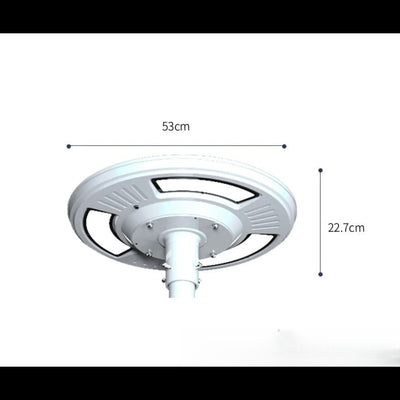 Tête de lampadaire solaire RGB, éclairage de jardin