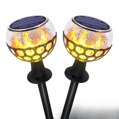 Torche solaire imitation flamme à poser ou planter jardin