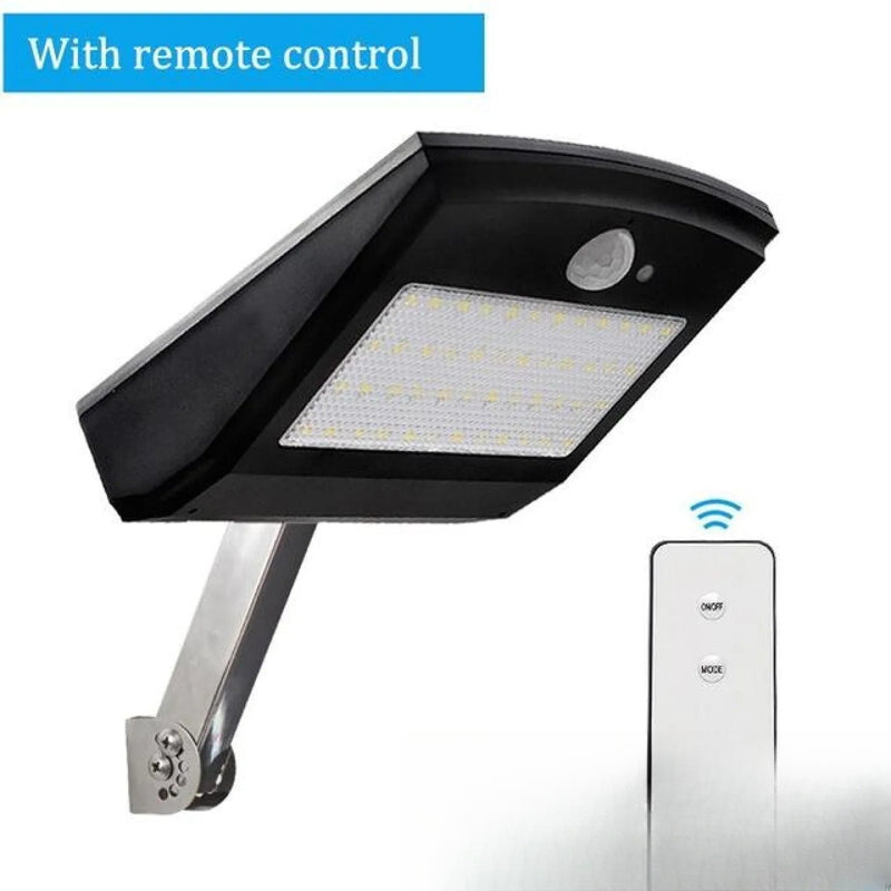 Applique solaire murale LED 900lm avec télécommande - vue produit