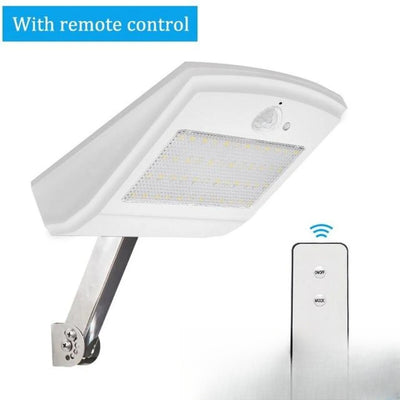 Applique solaire 900lm coloris blanc avec télécommande